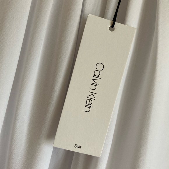 Calvin Klein White Sleeveless Top Women’s Small *NWT* - Picture 4 of 5